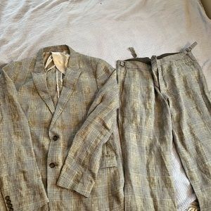 Bonobos Men’s Suit Linen Cotton Blend